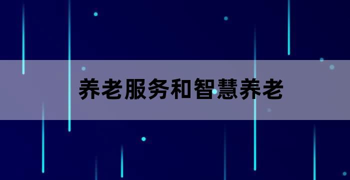 “互联网+养老”线下线上结合智慧化养老服务模式