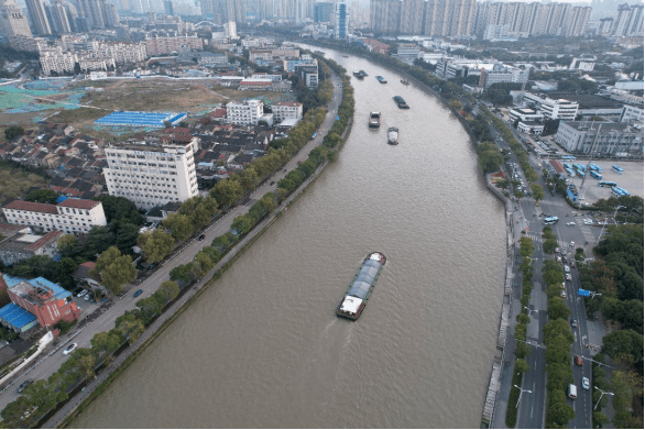 京杭大运河无锡段三级航道整治工程全线建成通航