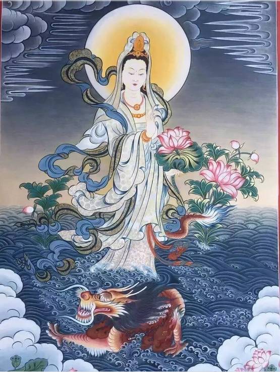 佛教故事中，四大菩萨代表着智慧、慈悲、德行和愿力