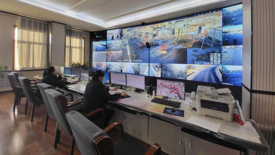 通渭县建成“一体化全方位”城市智能交管系统
